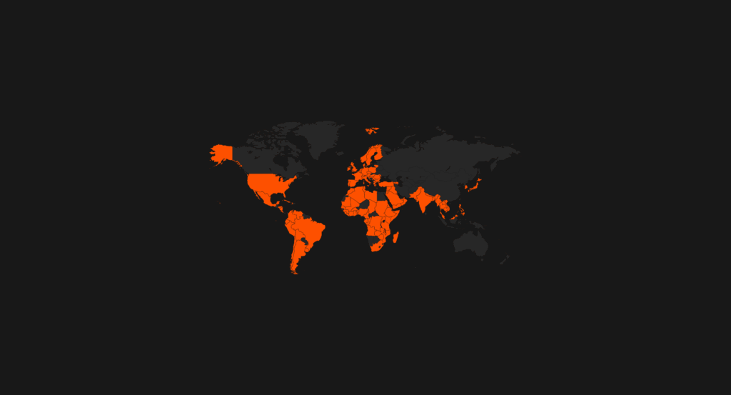 Mock dashboard composite featuring Blask Index trend line, APS bands and a Blask Games GVR heat-map pinned over an outline of three target countries. Caption: “From macro demand to lobby-level visibility — one screen, daily refresh.”